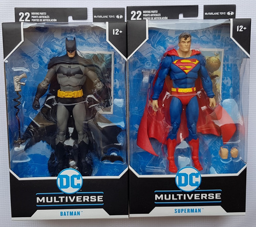 Dc Batman Superman Wave 1 Set De 2 Figuras Nuevas !!!