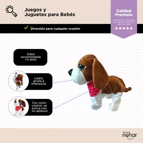 Perro Interactivo Puppy Dog Ladra Mascota Camina Ditoys