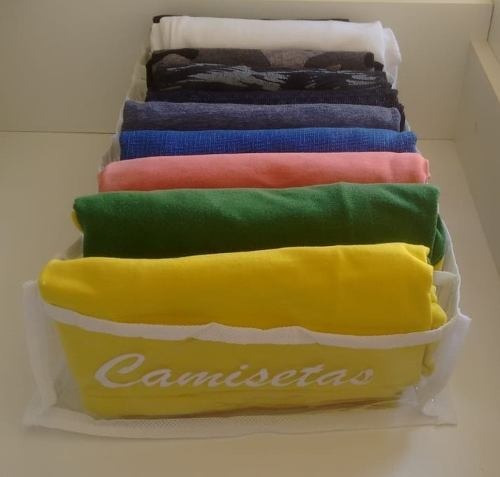 Kit Colmeia Organizadora Camisetas - 5 Unidades