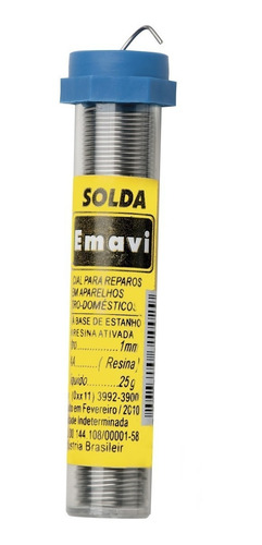 Imagem 3 de 3 de Kit Ferro De Solda Com Suporte 60w + Tudo De Estanho 25gr