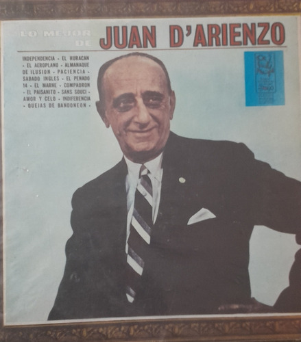 Lo Mejor De Juan D'arienzo Vinilo