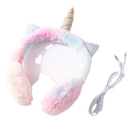 Audífonos Para Niñas Unicornio Con Cable