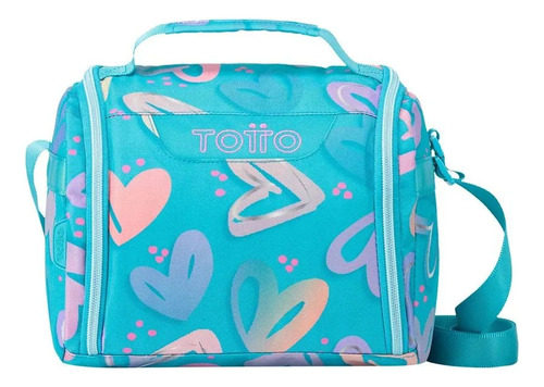 Lonchera Bolso Comida Totto Ecole Resaltador Corazones 6jt