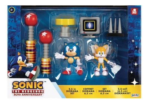 Play Set Figura sonic Tails the hedgehog diorama Muñecos