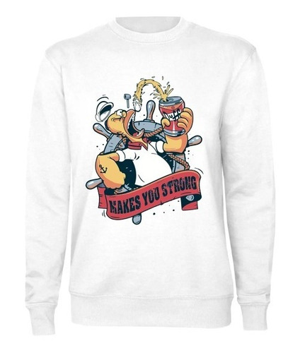 Poleron Polo Homero Simpson Popeye Serie Invierno Algodon Ab