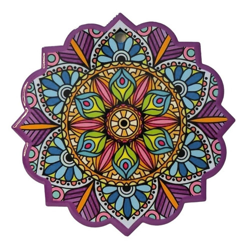 Mandala Flor De Lótus Colorida - Diversas Funções