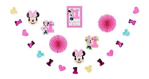 American Greetings Minnie Mouse 1st Birthday Kit De Decoraci