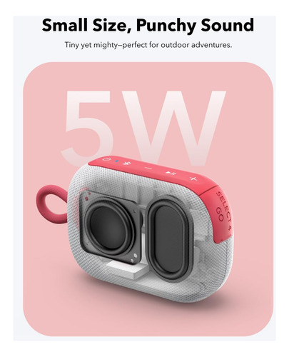 Bluetooth Shower Speaker Soundcore Select 4 Go Ip67 Red