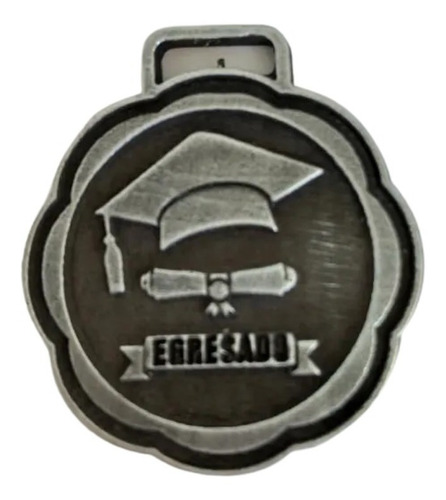 10 Medallas Egreso Egresados Escolar 3,5cm