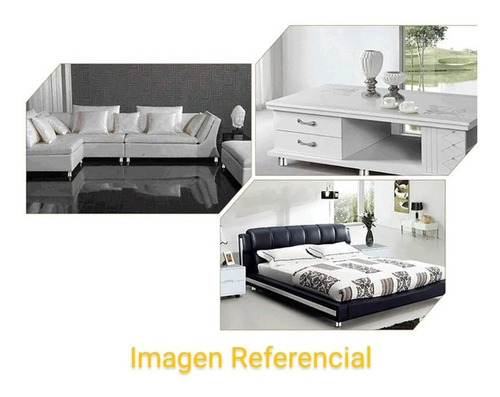 Imagen 6 de 8 de Set 4 Patas Mueble Sillón Cama Baño 80x50mm Base Plastica