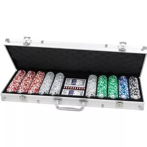 Fichero Poker 500 Fichas Numeradas Maletin 11.5 G Reforzado