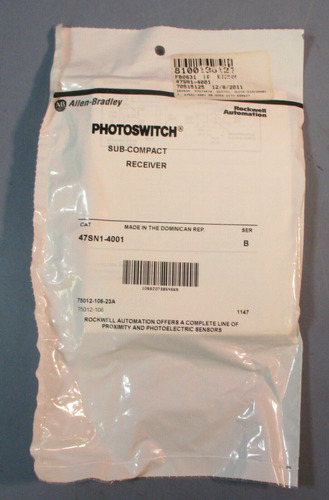 Allen-bradley Photoswitch Sub-compact Receiver Ser. Ccv