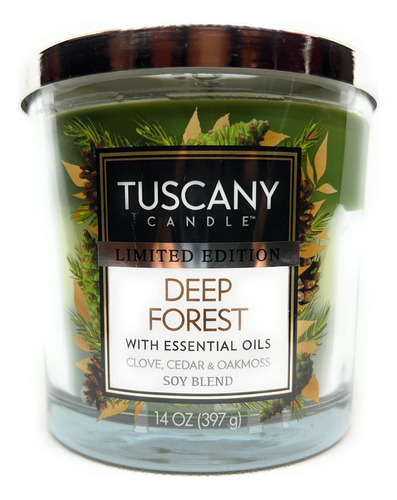 Tuscany Candle Edicion Limitada Deep Forest Vela Tarro 14