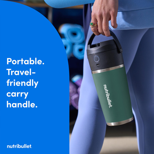Licuadora Portátil Nutribullet Flip Con Vaso Aislante 350 Ml