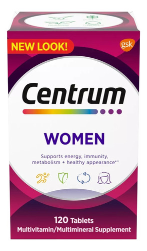 Centrum Women Mujer 120 Tabs - Unidad a $93900