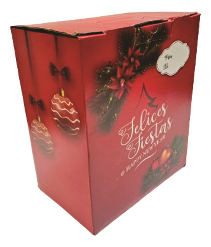 Caja Navidad Cartón Microcorrugado Estuche Regalo Empresario