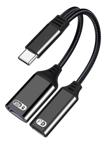 Adaptador Usb C Otg 2 1 Hembra Puerto Carga Pd 60 W Para Tv