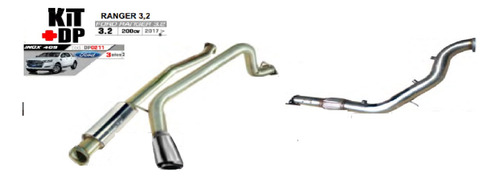 Silens Silenpro Inox. Completo Ranger 3.2 Con Downpipe Inox