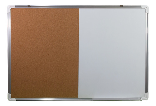 Pizarron Doble Blanco Y Corcho 60x90cm Oficina
