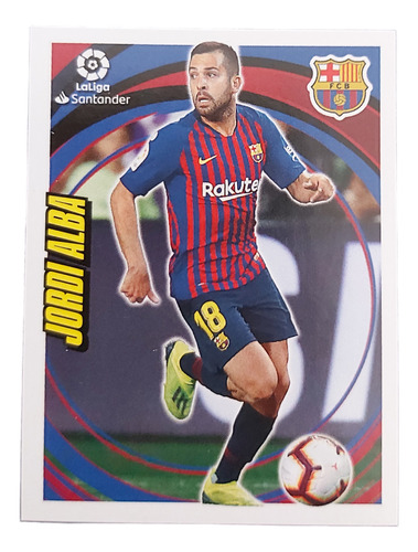 Figurita Jordi Alba La Liga España 2018-2019