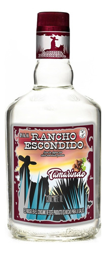 Botella Destilado De Agave Rancho Escondido Tamarindo 1l