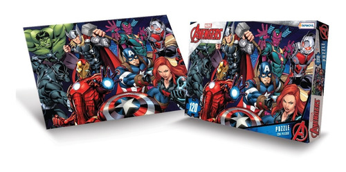 Puzzle Rompecabeza 120 Piezas Avengers Tapimovil Premium