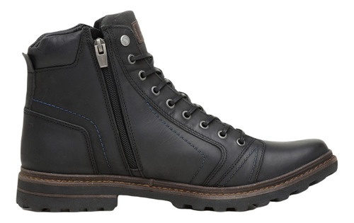 Bota Masculina Freeway Couro Preto Absolut B6