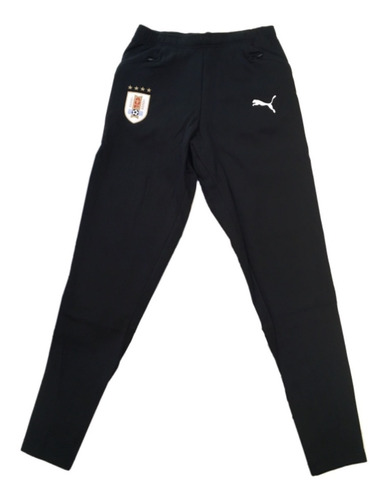 Pantalón Algodón Puma De Uruguay 2018 Negro Del S Al Xl