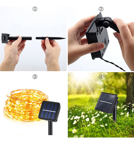 Red - High Power Solar 52 M 500 Lamp With Remote Control 8
