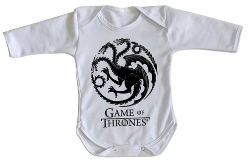 Body Criança Roupa Bebê Game Of Thrones Dragão Serie