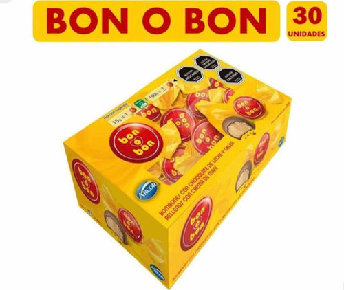 Chocolate Bon O Bon 30 Unidades