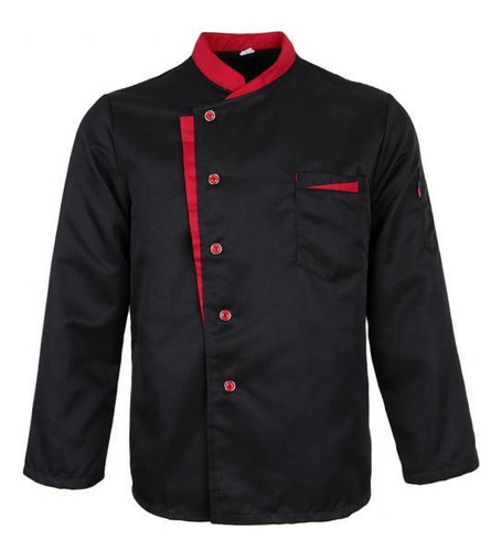 2 Jaqueta Unissex Do Chef Jaqueta Do Um Preto Xl Um Preto Xl