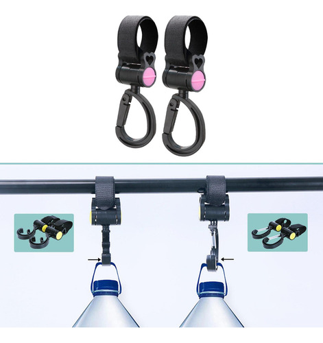 Qp 4 X 2 Uds. Gancho Para Motocicleta, Bolsas Para Rosa