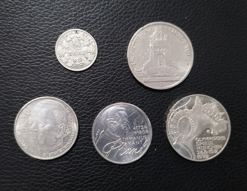 Colección De Marcos Alemanes, Imperio, Rfa, Rda, Plata (Usado)