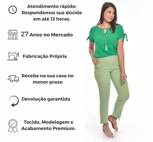 Blusa Feminina Tecido Crepe Manga Com Amarração