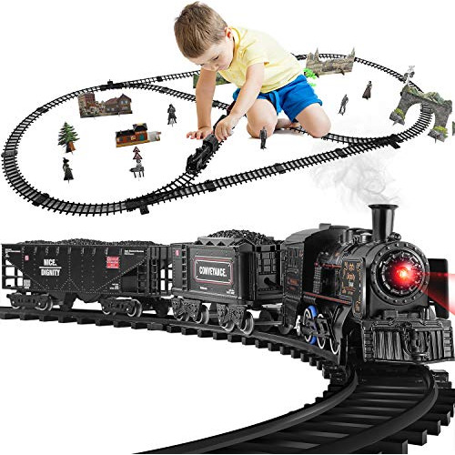 Juego De Tren Para Casa De Bebe, Juguete Electrico De Aleaci