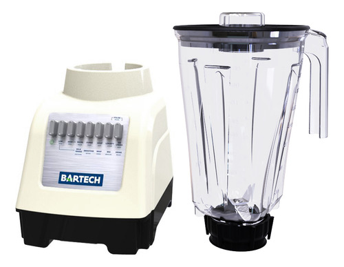 Licuadora 550w Vidrio 2l Botonera 10vel Bartech B1 Beige