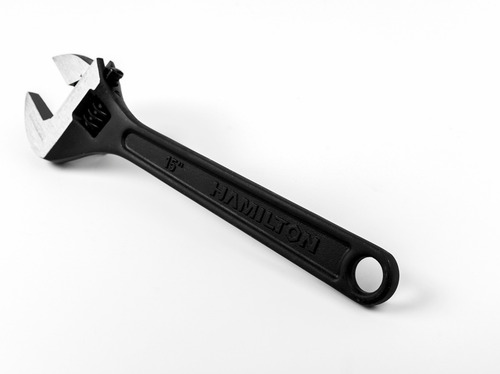 Imagen 3 de 8 de Llave Francesa Ajustable 375 Mm 15 Pulgadas Hamilton Laf150