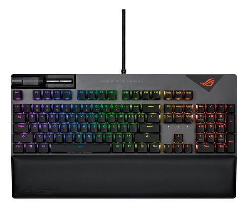 Teclado Juegos Asus Rog Strix Flare Ii 100 % Rgb, Mecánicos