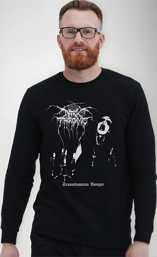 Polera Ml Darkthrone Transilvanian Hunge N Metal Abominatron