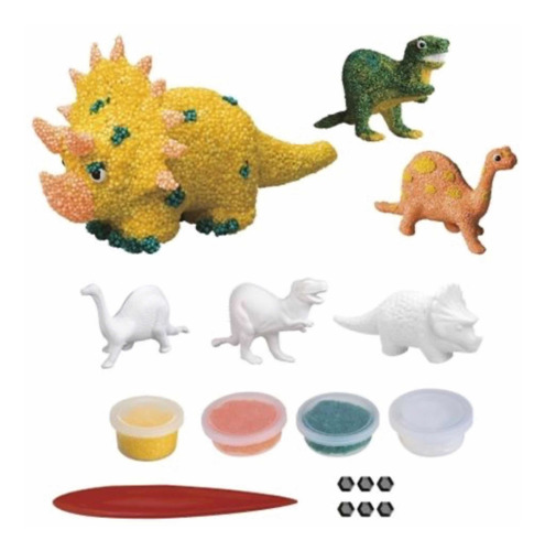 Imaginarium Juego De Pasta Para Moldear 3 Figuras Dinosaurio