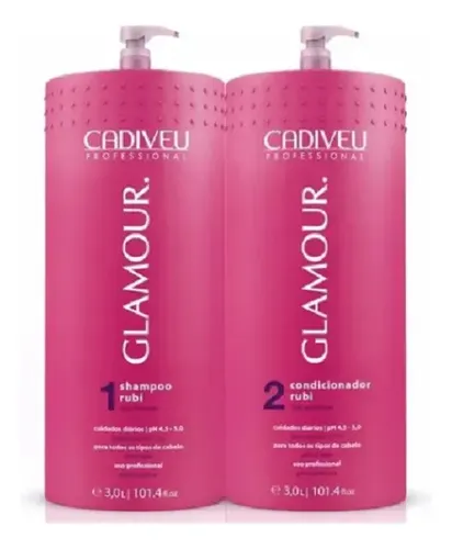 Cadiveu Glamour Rubi Shampoo + Condicionador 3L