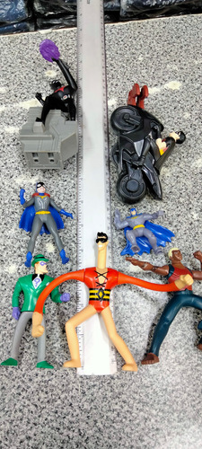 Dc, Lote De 7 Figuras De Superhéroes, Mcdonald's!! (Usado)