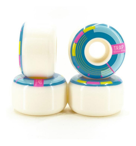 Ruedas De Skate Trap Cuadradas 53mm 99a