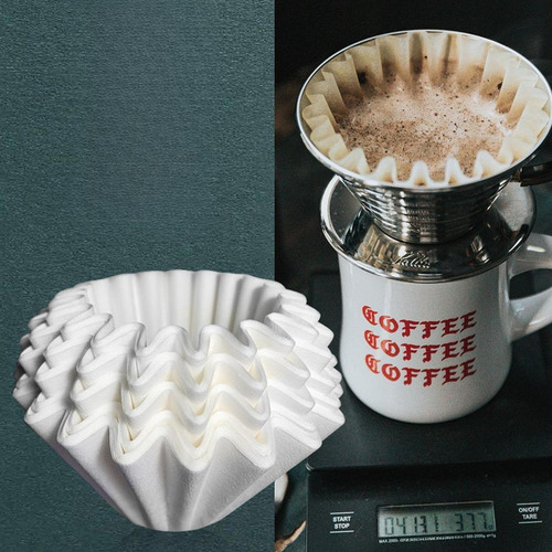 50 Filtros De Café, Filtros De Papel Desechables,