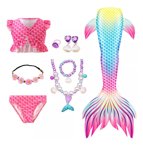 Wyf Bañador De Sirena Para Niños, Cola De Sirena Para Niña
