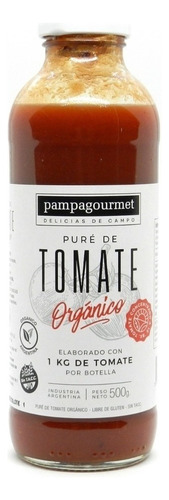 Pampa Gourmet Pure De Tomate Organico X 500grs