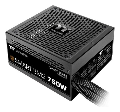 Fuente Thermaltake 750w Smart Bm2 80 Plus Bronze Sem Modular Color Negra
