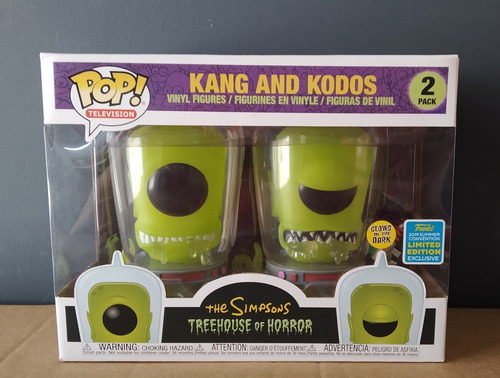 Pop! Funko Simpsons Kang E Kodos Edição Especial #2 2019