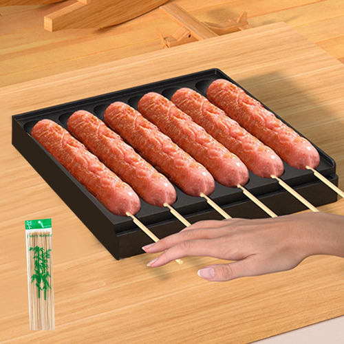 6 Rejillas Salchicha Pan Diy Antiadherente Corn Dog Maker